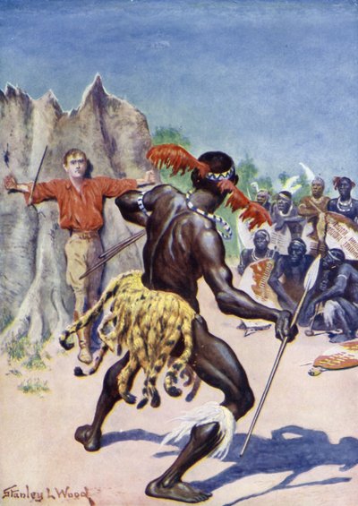 Derek tajusi, että Zumtewayo tasapainotti heittoa tekijältä Stanley L. after Wood